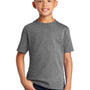 Port & Company Youth Core Short Sleeve Crewneck T-Shirt - Heather Graphite Grey