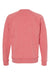 Independent Trading Co. PRM30SBC Mens Special Blend Crewneck Raglan Sweatshirt Pomegranate Flat Back