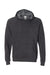 Independent Trading Co. PRM33SBP Mens Special Blend Raglan Hooded Sweatshirt Hoodie Carbon Grey Flat Front