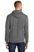 Port & Company PC78H/PC78HT Mens Core Pill Resistant Fleece Hooded Sweatshirt Hoodie Heather Graphite Grey Model Back