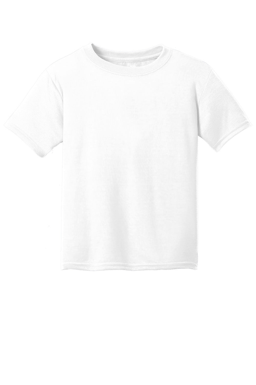 Gildan 42000B/G420B Youth Performance Jersey Moisture Wicking Short Sleeve Crewneck T-Shirt White Flat Front