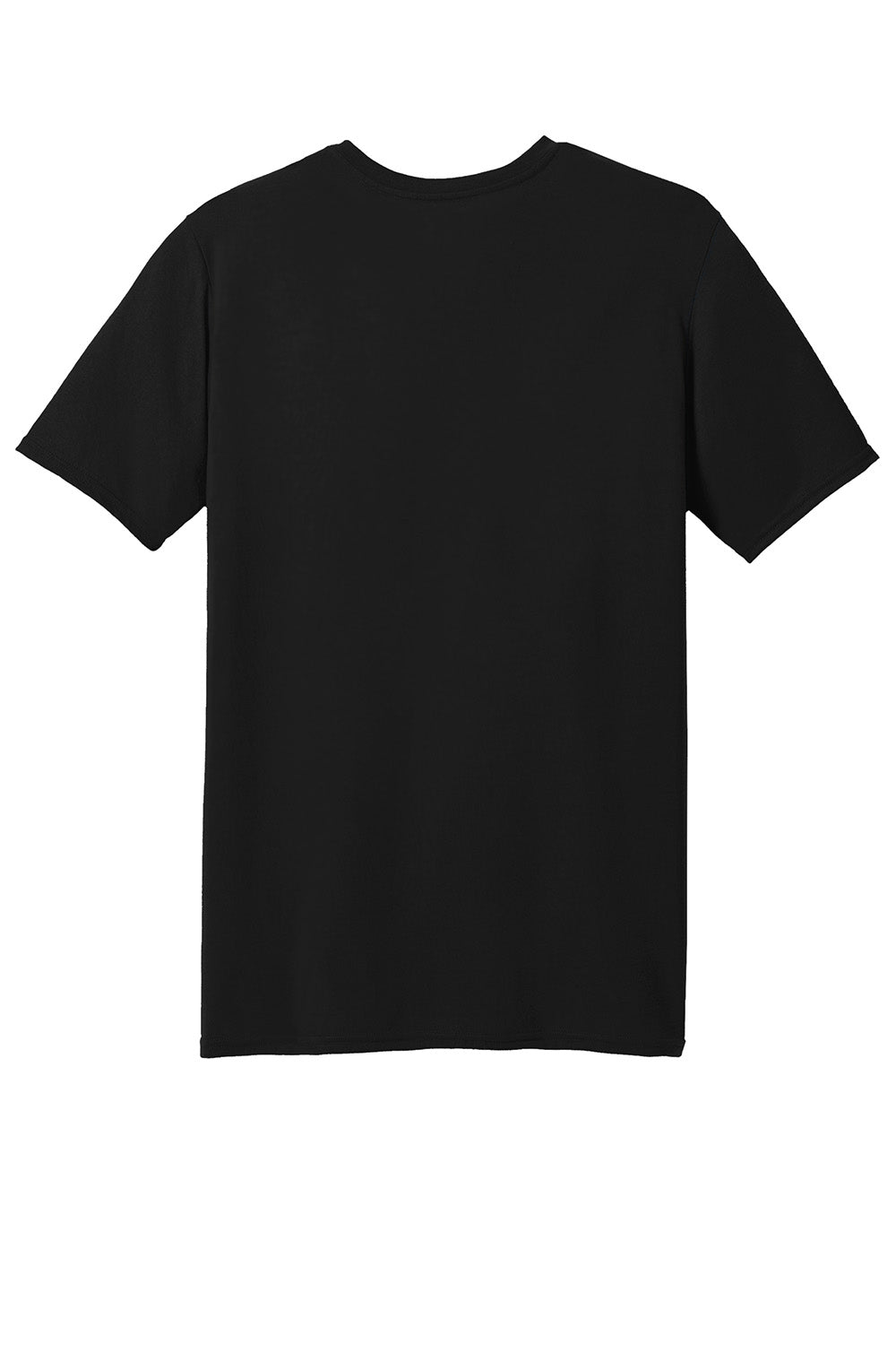 Gildan 42000/G420 Mens Performance Jersey Moisture Wicking Short Sleeve Crewneck T-Shirt Black Flat Back