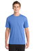 Gildan 42000/G420 Mens Performance Jersey Moisture Wicking Short Sleeve Crewneck T-Shirt Carolina Blue Model Front