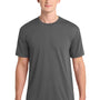 Gildan Mens Performance Jersey Moisture Wicking Short Sleeve Crewneck T-Shirt - Charcoal Grey