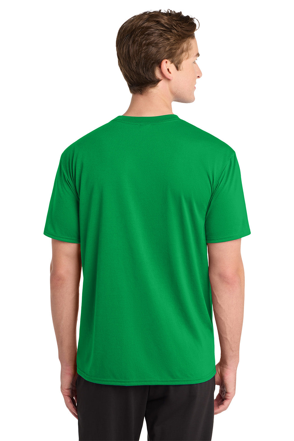 Gildan 42000/G420 Mens Performance Jersey Moisture Wicking Short Sleeve Crewneck T-Shirt Irish Green Model Back