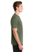 Gildan 42000/G420 Mens Performance Jersey Moisture Wicking Short Sleeve Crewneck T-Shirt Military Green Model Side