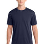 Gildan Mens Performance Jersey Moisture Wicking Short Sleeve Crewneck T-Shirt - Navy Blue