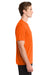 Gildan 42000/G420 Mens Performance Jersey Moisture Wicking Short Sleeve Crewneck T-Shirt Orange Model Side