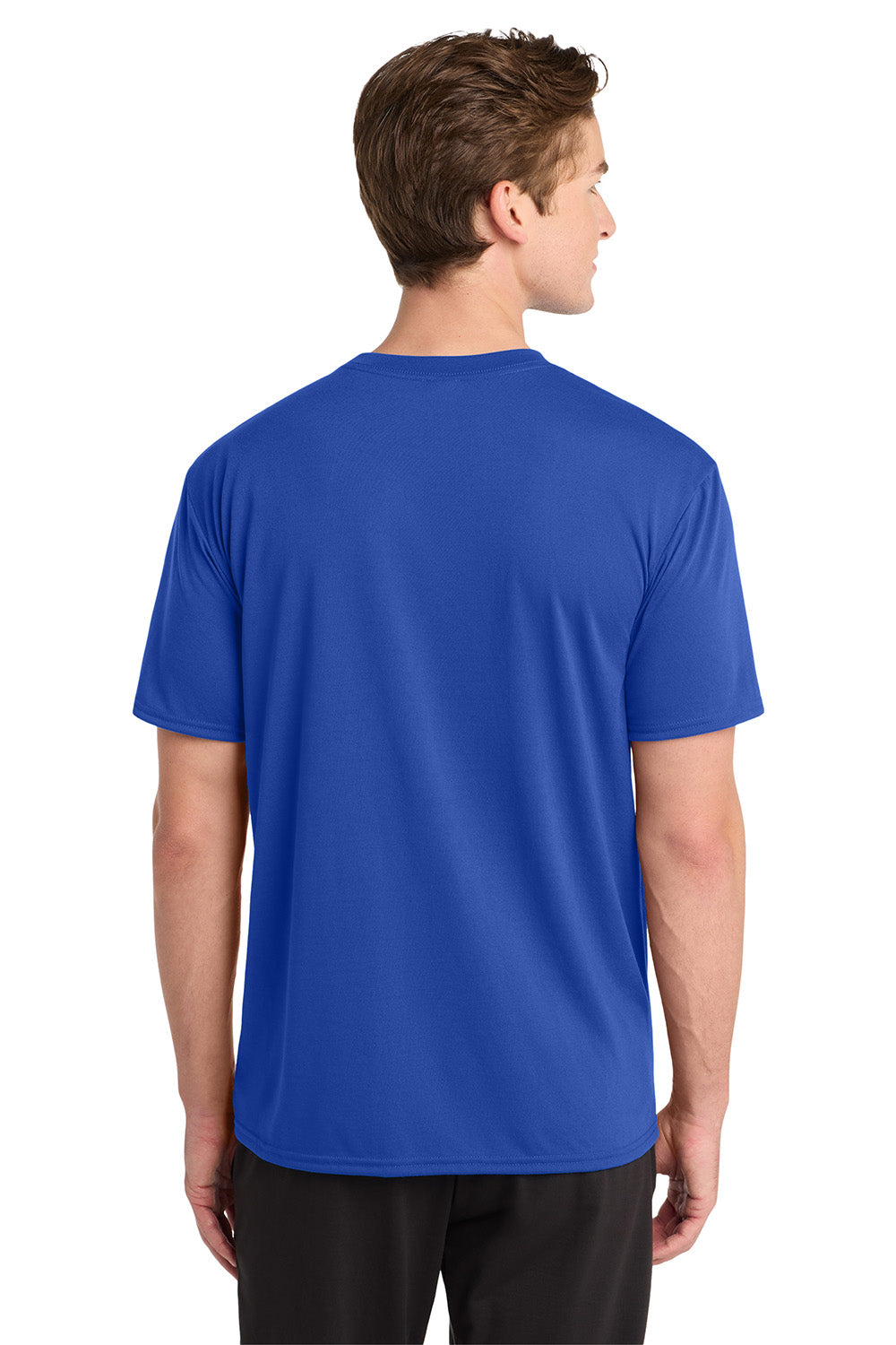 Gildan 42000/G420 Mens Performance Jersey Moisture Wicking Short Sleeve Crewneck T-Shirt Royal Blue Model Back