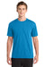 Gildan 42000/G420 Mens Performance Jersey Moisture Wicking Short Sleeve Crewneck T-Shirt Sapphire Blue Model Front