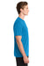 Gildan 42000/G420 Mens Performance Jersey Moisture Wicking Short Sleeve Crewneck T-Shirt Sapphire Blue Model Side