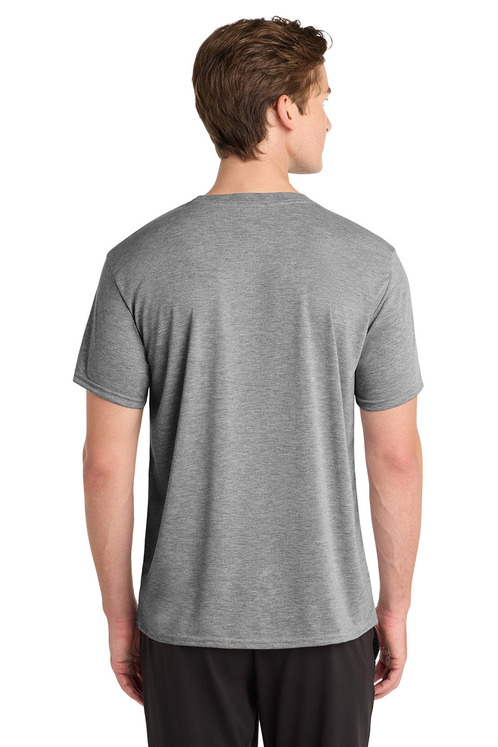 Gildan 42000/G420 Mens Performance Jersey Moisture Wicking Short Sleeve Crewneck T-Shirt Sport Grey Model Back