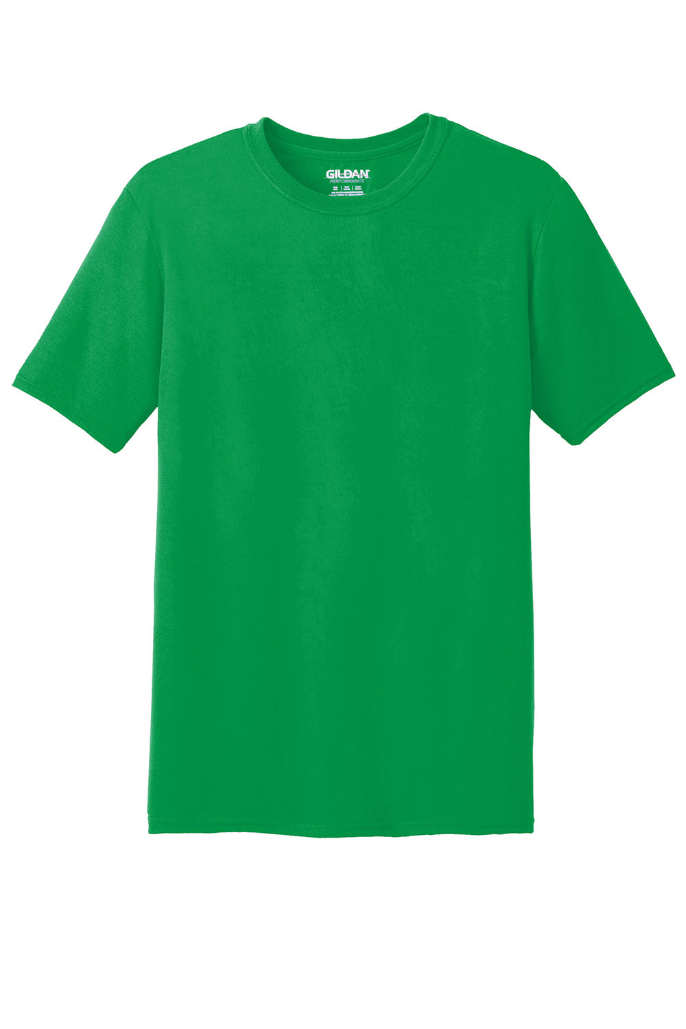 Gildan 42000/G420 Mens Performance Jersey Moisture Wicking Short Sleeve Crewneck T-Shirt Irish Green Flat Front