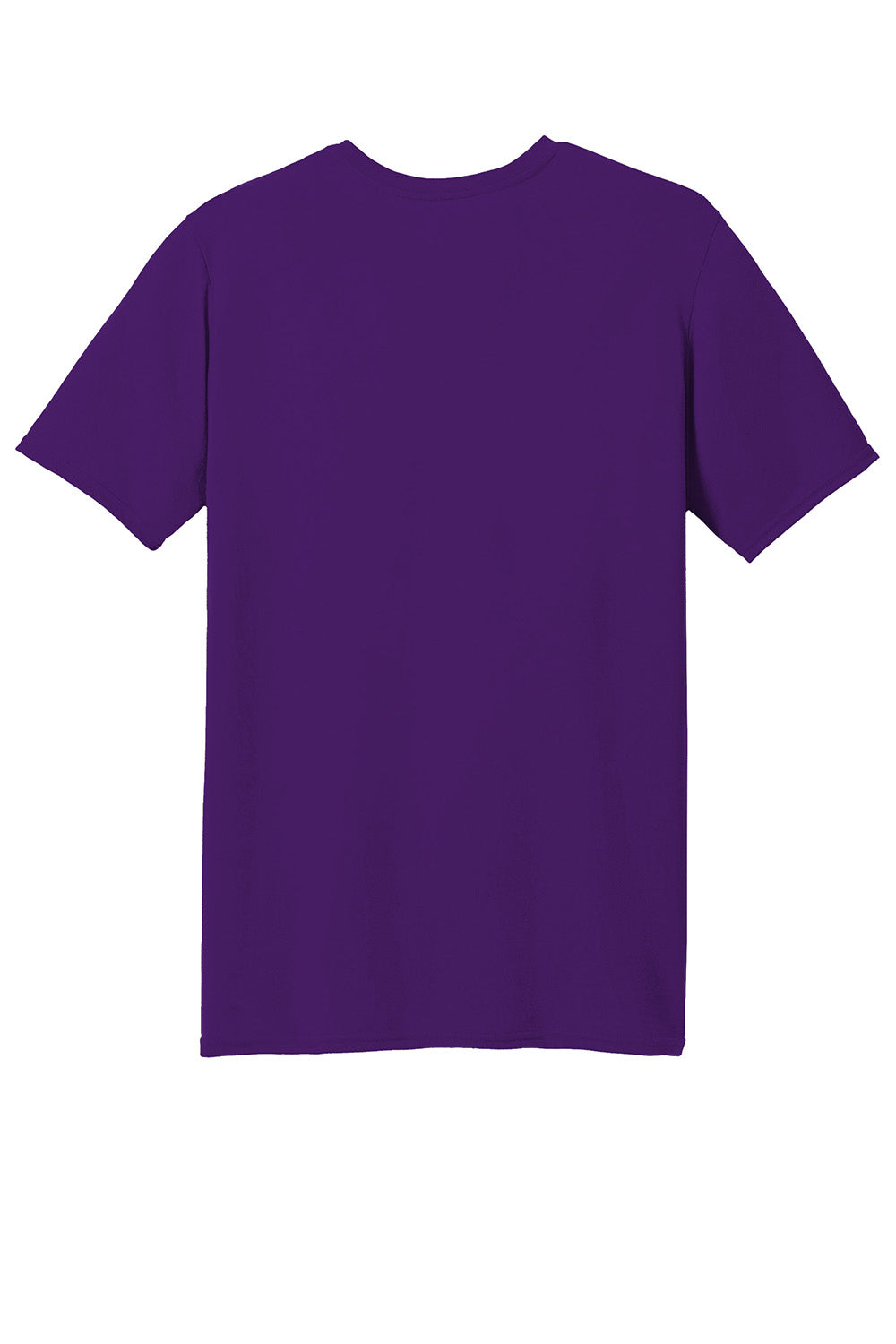 Gildan 42000/G420 Mens Performance Jersey Moisture Wicking Short Sleeve Crewneck T-Shirt Purple Flat Back