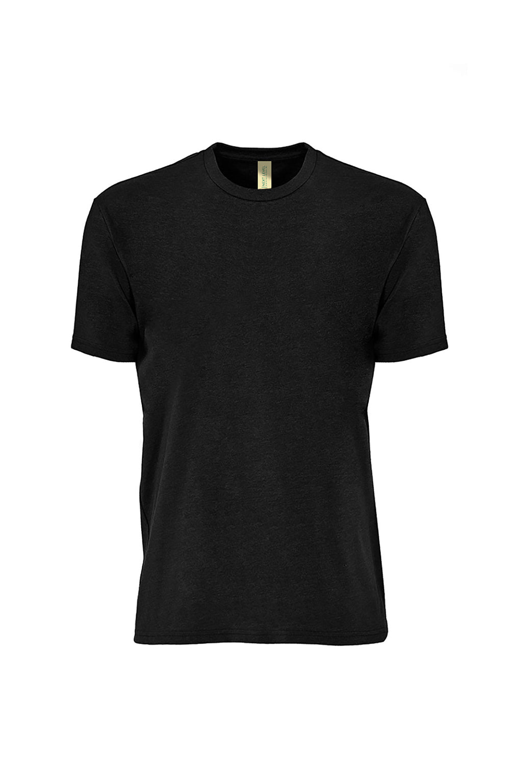 Next Level 4210 Mens Eco Performance Short Sleeve Crewneck T-Shirt Heather Black Flat Front