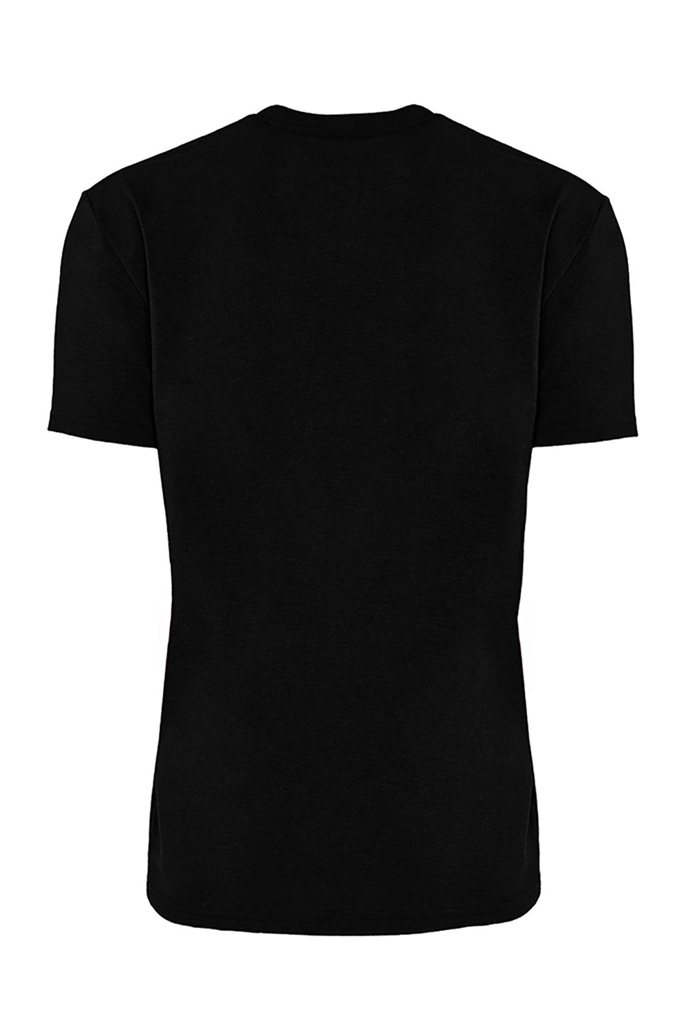 Next Level 4210 Mens Eco Performance Short Sleeve Crewneck T-Shirt Black Flat Back