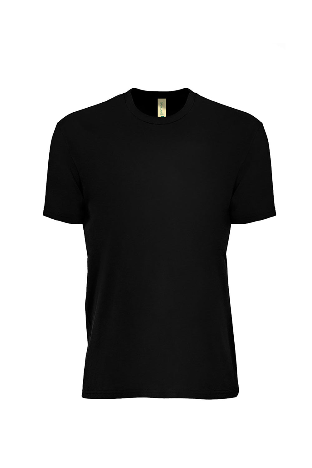 Next Level 4210 Mens Eco Performance Short Sleeve Crewneck T-Shirt Black Flat Front