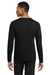 Gildan 42400/G424 Mens Performance Jersey Moisture Wicking Long Sleeve Crewneck T-Shirt Black Model Back