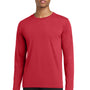 Gildan Mens Performance Jersey Moisture Wicking Long Sleeve Crewneck T-Shirt - Red