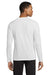 Gildan 42400/G424 Mens Performance Jersey Moisture Wicking Long Sleeve Crewneck T-Shirt White Model Back