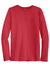 Gildan 42400/G424 Mens Performance Jersey Moisture Wicking Long Sleeve Crewneck T-Shirt Red Flat Front