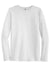 Gildan 42400/G424 Mens Performance Jersey Moisture Wicking Long Sleeve Crewneck T-Shirt White Flat Front