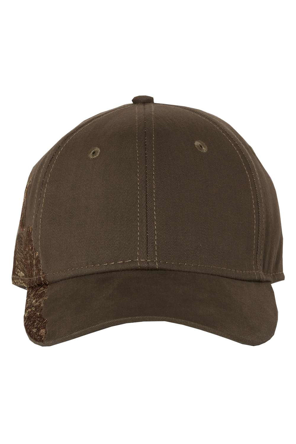 Dri Duck 3325 Mens Excavating Hat Dark Brown Flat Front