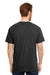 Hanes 42TB Mens X-Temp FreshIQ Moisture Wicking Short Sleeve Crewneck T-Shirt Black Model Back