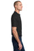 Jerzees 436MP/436P/436MPR Mens SpotShield Stain Resistant Short Sleeve Polo Shirt w/ Pocket Black Model Side