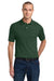 Jerzees 436MP/436P/436MPR Mens SpotShield Stain Resistant Short Sleeve Polo Shirt w/ Pocket Forest Green Model Front