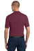 Jerzees 436MP/436P/436MPR Mens SpotShield Stain Resistant Short Sleeve Polo Shirt w/ Pocket Maroon Model Back