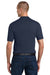 Jerzees 436MP/436P/436MPR Mens SpotShield Stain Resistant Short Sleeve Polo Shirt w/ Pocket Navy Blue Model Back