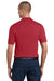 Jerzees 436MP/436P/436MPR Mens SpotShield Stain Resistant Short Sleeve Polo Shirt w/ Pocket True Red Model Back