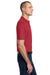 Jerzees 436MP/436P/436MPR Mens SpotShield Stain Resistant Short Sleeve Polo Shirt w/ Pocket True Red Model Side