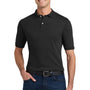 Jerzees Mens SpotShield Stain Resistant Short Sleeve Polo Shirt - Black