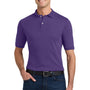 Jerzees Mens SpotShield Stain Resistant Short Sleeve Polo Shirt - Deep Purple