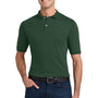 Jerzees Mens SpotShield Stain Resistant Short Sleeve Polo Shirt - Forest Green