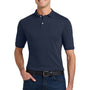 Jerzees Mens SpotShield Stain Resistant Short Sleeve Polo Shirt - Navy Blue