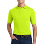 Jerzees Mens SpotShield Stain Resistant Short Sleeve Polo Shirt - Safety Green