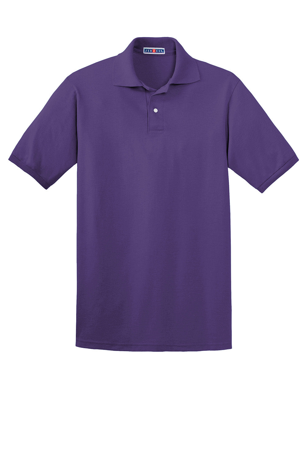 Jerzees 437M/437/437MSR Mens SpotShield Stain Resistant Short Sleeve Polo Shirt Deep Purple Flat Front