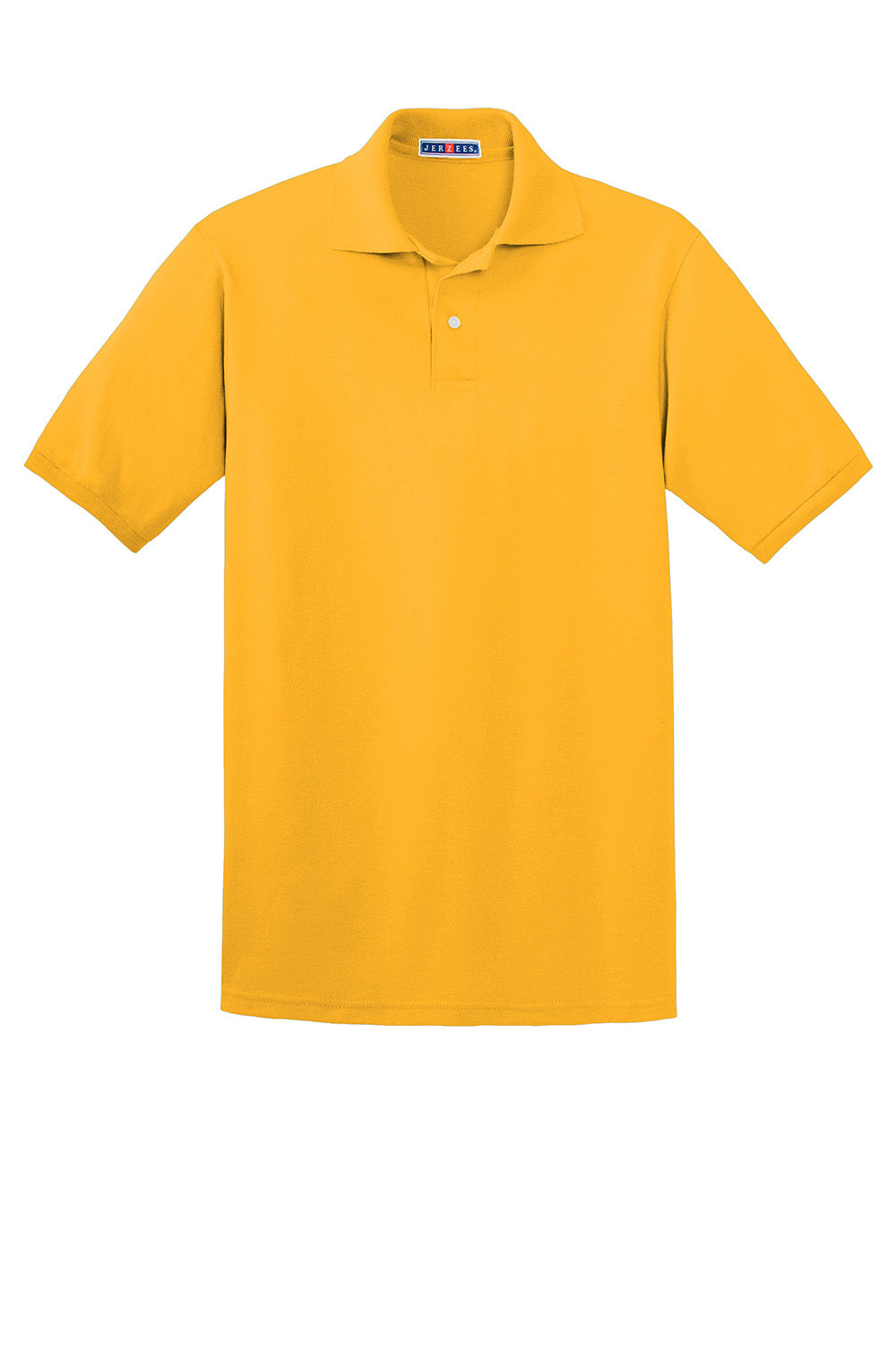 Jerzees 437M/437/437MSR Mens SpotShield Stain Resistant Short Sleeve Polo Shirt Gold Flat Front