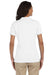 Jerzees 437W/437WR Womens SpotShield Stain Resistant Short Sleeve Polo Shirt White Model Back