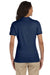 Jerzees 437W/437WR Womens SpotShield Stain Resistant Short Sleeve Polo Shirt Navy Blue Model Back