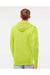 Independent Trading Co. SS4500 Mens Hooded Sweatshirt Hoodie Safety Yellow Model Back