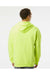 Independent Trading Co. SS4500Z Mens Full Zip Hooded Sweatshirt Hoodie Safety Yellow Model Back