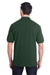 Jerzees 443MR/443M Mens Short Sleeve Polo Shirt Forest Green Model Back