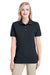 Jerzees 443WR/443W Womens Short Sleeve Polo Shirt Black Model Front