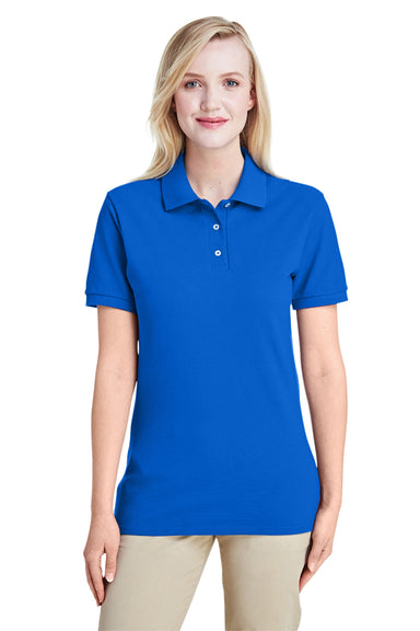 Jerzees 443WR/443W Womens Short Sleeve Polo Shirt Royal Blue Model Front