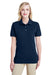 Jerzees 443WR/443W Womens Short Sleeve Polo Shirt Navy Blue Model Front