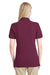 Jerzees 443WR/443W Womens Short Sleeve Polo Shirt Maroon Model Back